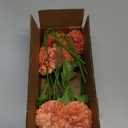 CCINEE 12Pcs Fall Artificial Flowers Chrysanthemum Ball, Autumn Silk Floral Arrangement Fake Flowers Bouquet Long Stem Hydrangea for Home Office Coffee House Parties and Wedding Decor (Orange)