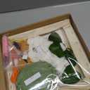 Embroidery Punch Needle kit Frame, Embroidery Starter Kits for Beginner Kids,Punch Needle Fabric with Pattern,Threader, Yarns,Embroidery Hoops & Rug Punch(Green)