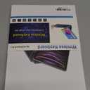 Keyboard Case for iPad Air 13 inch (M3 2025/M2, 2024),iPad Pro 12.9 inch (3/4/5/6th Gen)Magic-Style Magnetic  Floating Cantilever Stand  Backlit Keyboard Case with Multi-Touch Trackpad (White)