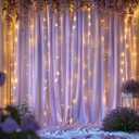 4 x 20x10ft Wrinkle Free Lavender Backdrop Curtain for Parties Soft Fabric Drapes Wedding Curtain Backdrop for Birthday Party Decorations Background for Photography 5x10ft,4 Panels
