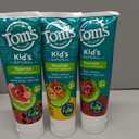 Tom's of Maine Anticavity Kids Natural Toothpaste Variety Pack, Strawberry, Orange Mango, Watermelon Flavors, Kids Toothpaste with Fluoride, Safe for Ages 2 and Up, 5.1 oz (Pack of 3)