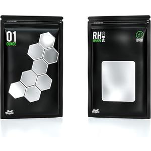 Offical 1 Ounce Bags - 50 Pack Terpene Curing 58%-62% RH Humidity 2-Way Control Lock & Seal Storage & Curing Bags Heat Sealable 6" x 9.8" x 3.15" Inch (1oz, 28g)