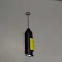 Bonsenkitchen Powerful Milk Frother for Coffee, Fast Handheld Drink Mixer with Stainless Steel Whisk, Battery Operated Hand Frother Stirrer Wand-Black