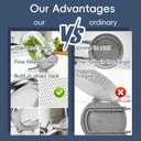 2 Pack Stainless Steel Sprouting Lids for Wide Mouth Mason Jars, Reusable Fine Mesh Sprouting Jar Kit for Broccoli Sprouts Growing Kit, Home Gardeners