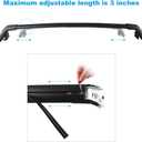 JDMON Compatible with Roof Rack Cross Bars KIA Sorento 2015 2016 2017 2018 with Side Rails Anti-theft Locks Desigh, Aluminum Luggage Rack Crossbar for Rooftop Cargo Bag Carrier Kayak Canoe Bike, Black