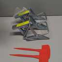 2 Pack Mole Traps,Galvanized Steel Scissor Trap,Reusable Mole Trap Killer,Easy Set Mole Eliminator Trap for Lawns