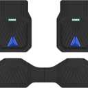 FLORICH Car Floor Mats, Heavy Duty Floor Mats for Cars, 3 Piece All-Weather Floor Mats with Anti-Slip Backing, Universal Trim-to-Fit, Waterproof Automotive Floor Mat for Cars Trucks SUV (Blue)