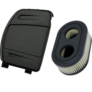 593260 Air Filter & 594106 Air Filter Cover Replacement Kit for BS Lawn Mower Parts 093J02 09P700 103M02 104M02 550EX 575EX 650EXI 675EXI Engine Fits Troy-Bilt Toro Recycler 22 Air Filter Cover