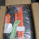 Rockland Melbourne Hardside Expandable Spinner Wheel Luggage, Charcoal, Checked-Large 28-Inch