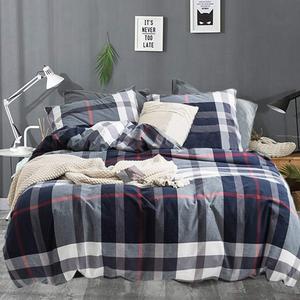 Cottonight Navy Plaid Comforter Set Queen Blue Buffalo Gingham Comforter Lightweight Blue Checkered Bedding Set with Microfiber Fill Soft Comfy