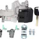 MOTOKU Complete Set Ignition Switch Cylinder Door Lock with 2 Keys for 02-06 Honda CRV