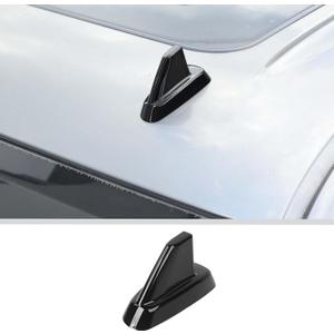 JWWY Shark Fin Antenna Cover Roof Antenna Cover Antenna Cap Antenna Housin Antenna Cover Trim Fit for 2007-2013 Chevy Tahoe,Suburban, GMC Yukon, GMC Sierra Exterior Accessories Black
