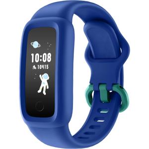 BIGGERFIVE Vigor 2 Kids Fitness Tracker Watch for Girls Boys Ages 5-12, IP68 Waterproof, Activity Tracker, Pedometer, Heart Rate Sleep Monitor, Calorie Step Counter Watch (Blue)