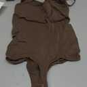 Shapewear Tummy Control Bodysuit Thong or Brief: Sculpting Shaper Tank Top Bodysuits & Snatched Waist Body Suit, Size: XL/XXL