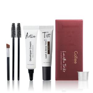 Lash Color Kit Brown Professional Lash and Brow Color Kit with Natural Effects Long Lasting Lasts 4 Weeks Easy to Use for Salon & Home Use