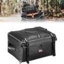 KEMIMOTO ATV Storage Bag for Front Rear Rack, 900D Water-Resistant ATV Gear Bag with Adjustable Divider Board, Waterproof Cover, Cargo Bag Compatible With Polaris Sportsman Arctic Cat Kawasaki