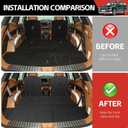 Cargo Mat Seatback Cover Fit for 2026 Hyundai Palisade Gas 7 Seats, Kick Liner Anti-Slip Cargo Liner for 2026 Hyundai Palisade Accessories (Cargo Mat+Kick Mat)
