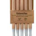 Handy Gourmet ECO Wooden Silicone Utensil 5pc Set in Sage