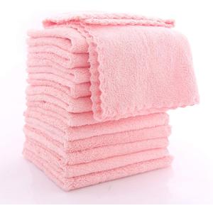 Spotted Play Baby Washcloths - Extra Absorbent and Soft Wash Clothes for Newborns, Infants and Toddlers - Suitable for Baby Skin and New Born - Microfiber Coral Fleece