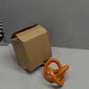 Orange Knot Decorative Sculpture, Orange Home Decor Aesthetics, Mbius Strip Sculpture, Suitable for Decoration and Display on Bookshelves, Living Room TV Cabinets, Office Cabinets, and Coffee Tables