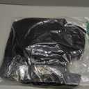 QINSEN Baggy Medium Waist Elastic Sweatpants for Womens Casual Long Fleece Cargo Pants with Pockets (X-Large, Black)