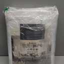 Donren 2 Panels Pure White Half Blackout Curtains 84 Inches Long - Snowy White Light Blocking Thermal Insulated Livingroom Drapes Elegant Soft Durable Curtains,2 Panels W 42 x L 84 Inch