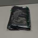 Lace Bell Bottom Pants for Women Sexy See Through Flare Leggings Hollow Out Mesh Sheer Cover Up Trousers (Large, Black)