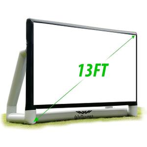 New 2022 Sewinfla Upgraded Airtight Inflatable Movie Projector Screen 13Ft- No Need to Keep Inflating - Supports Front and Rear Projection