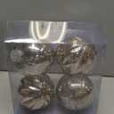 Extra Large Hanging Shatterproof Tree Ball Clear Christmas Ball Ornaments Decorative Mercury Ball with Tree Ornaments Hooks for Xmas Holiday Wedding Decoration (Champagne,4inch/4Pcs) (3.9)