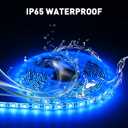 40FT Boat LED Strip Lights 12V Waterproof, Marine LED Strip Lights for Pontoon, Ideal as Under Gunnel Lights, Deck Light, Boat Interior Light for Kayak, Jon Boat and Fishing Boats (Blue)