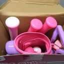 Liberry Toddler Golf Set for 1 2 3 4 Years Old, Upgraded Kids Golf Cart with Unique Shoulder Strap Design, Indoor and Outdoor Golf Toys for Boys Girls (Pink)