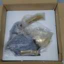 PlivBloom Pelican Key Holder Statues,Fun Animal Hippo Candy Dish,Candy Dish for Office Desk Unique,Modern Key Holder for Pelican Figurine,Suitability Desk candy bowl and Entry Table Decor Items(Silver