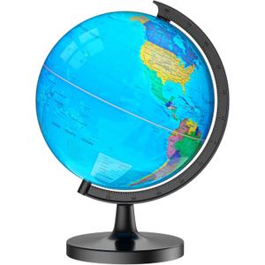 Voxelure 13" Globe for Children & Adults, Interactive World Globe for Kids with HD Waterproof & Writable Surface, Educational STEM Learning Toy, Classroom Teaching Gift