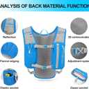 INOXTO Running Hydration Vest Backpack,Lightweight Insulated Pack with 1.5L Water Bladder Bag Daypack for Hiking Trail Running Cycling Race Marathon for Women Men