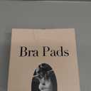 Bra Pad Insert,Removable Sport Bra Cup Triangle Breathable & Reusable Bra Pad for Yoga Bra,Swimsuits,Bikini (4 Pairs Black B/C)