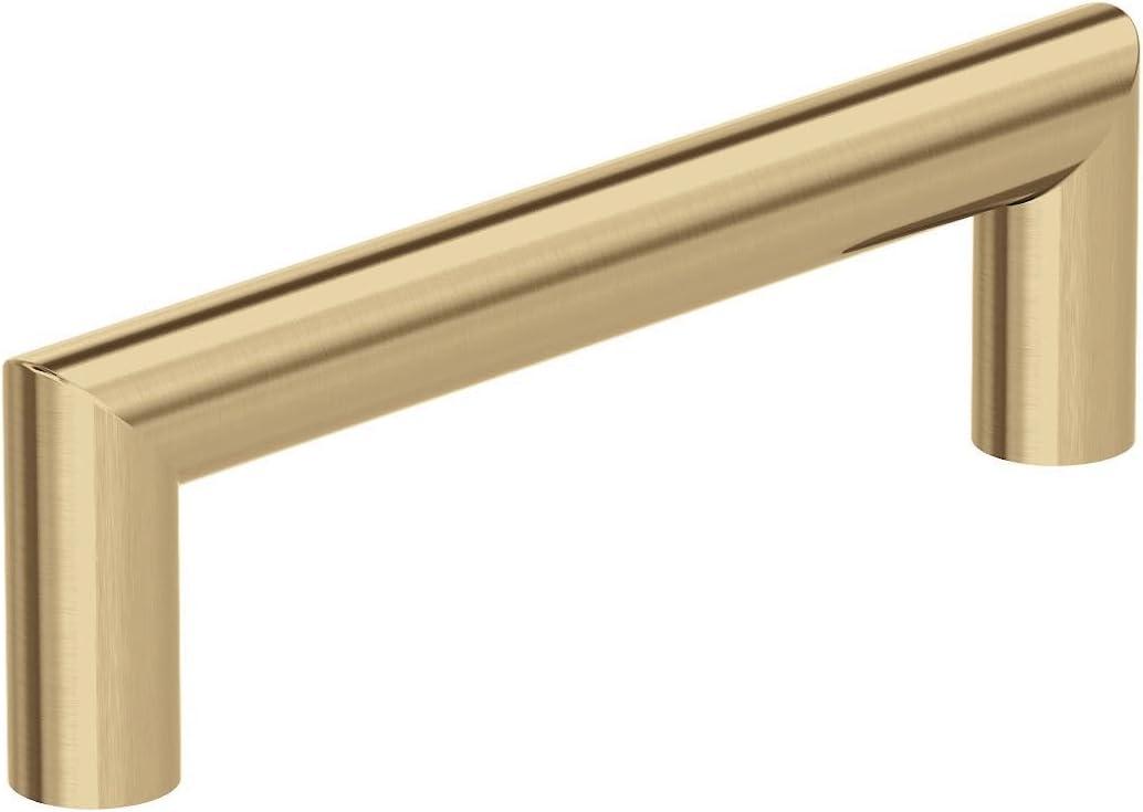 Amerock Revolve 3-3/4 inch (96mm) Center-to-Center Champagne Bronze Cabinet Pull - 10 Pack