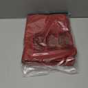 Tapleap Burlap Bags with Drawstring - 10Pcs 8x12 Red Gift Sacks for Wrapping Valentine's Day Favors, Breads, Mason Jars, For Birthday, Wedding, Fall Themed Party, Household Use