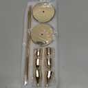 Candlestick Holders,Taper Candle Holder for Candlesticks Gold Brass Vintage Candle Stick Candle Holders Candelabra Candle Holder for Fireplace Party Dining Home (2sets)