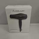 Ionic Hair Dryer with Diffuser, Blow Dryer, Professional 1875W Powerful AC Motor Hairdryer with 8.2Ft Cord for Women & Men, Fast-Drying Blow Dryer with Nozzle for Home, Salon