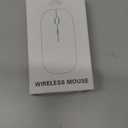 Wireless Mouse for MacBook Air iPad Pro Mac PC, Slim Bluetooth Rechargeable Computer Mice, 2 Mode Bluetooth 5.2/3.0 & 2.4G USB Type-C Receiver Optical Jiggler Mouse for Keep Computer Awake Grey
