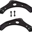 AUQDD 2Pc Suspension Front Lower Control Arm and Ball Joint Assembly Compatible With 2013-2019 Nisan Versa,14-19 Versa Note,15-19 Micra (Replace # K621576 K621577 54500-1HK0C 54501-1HK0C)