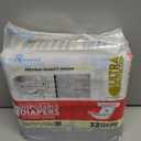 Paw Inspired Disposable Dog Diapers, Female Dog Diapers Ultra Protection, Diapers for Dogs in Heat, Excitable Urination, or Incontinence, XXS 32 Count