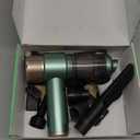 JONYJ Handheld Car Vacuum Cleaner, 16000PA Hand Held Vacuum Portable Cordless, 2 in 1 Air Duster and Vacuum Cleaner with LED Light, Multi-Nozzles, 120W High Power Mini Vacuum for Home, Pet, Office (Green & Gold)