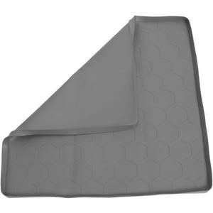 Under Sink Mat Liner Kitchen Bathroom Cabinet Protector Noise Reducing Drip Tray with Drainage Grey