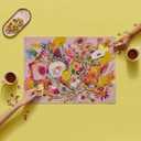 WerkShoppe Strawberry Fields1000 Piece Jigsaw Puzzle, Floral Bouquet Puzzle