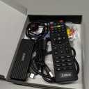 ZJBOX Digital Converter Box for TV,1080P ATSC tv Tuner Box with hdmi Output and 3RCA Cables Hidden Behind TVwith Power Adapter2-in-1 RemoteTV Program Recording&Playback,USB Media Player