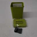 Kitchen Waste Bin with Hooks, Indoor Kitchen Sealed Under Sink for Kitchen, Food Waste Bin for Countertop (Green, 3L)