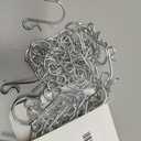 WEBEEDY 50 Pcs Hanging Hook for Kiln High Fire High Temperature Resistant Wire Jump Ring Hanging Hooks for Pendant, Ceramic Ornaments, Fusing in Glass