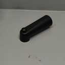 Westbrass E507D-1F-62 7" Reach Wall Mount Tub Spout with Diverter, Matte Black