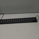 AQQA Aquarium Light,Full Spectrum LED Fish Tank Lights,12"-54" Adjustable Multi-Color White Blue Red Green LEDs with Extendable Brackets,14W-31W for Freshwater Plants (25W (32"-36"))